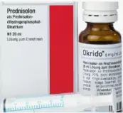 Okrido Окридо Преднизолон Капли 6мг/мл 20мл №1 от Германия
