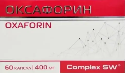 Оксафорин Капсулы 400 мг №60