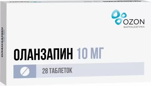 Аналог Заласта Ку-таб: Оланзапин