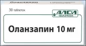 Оланзапин Таблетки 10мг №30 от Не определен