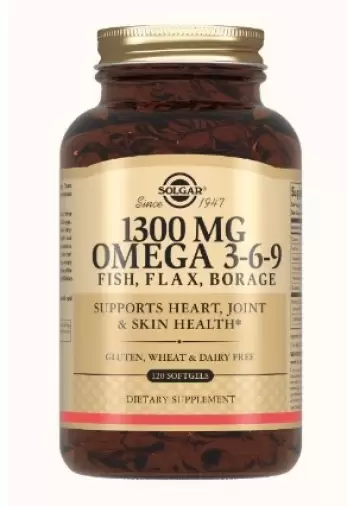 Омега-3-6-9 Капсулы 1300мг №120 произодства Солгар