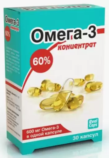 Омега-3 60% Капсулы 1000мг (600мг Омега-3) №30 в Серпухове