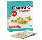 Омега-3 60% Капсулы 1000мг (600мг Омега-3) №80 от РеалКапс ЗАО