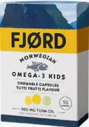 Омега-3 кидс норвежская FJORD norwegian