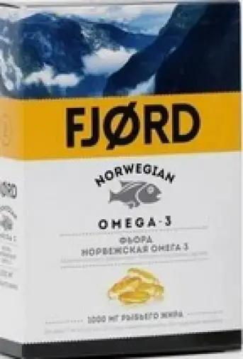 Омега-3 норвежская FJORD norwegian Капсулы 1000 мг №30