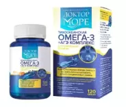 Омега-3 + АГЭ комплекс Доктор Море Капсулы 250мг №120 от ЗДОРОВ ру Полежаевская