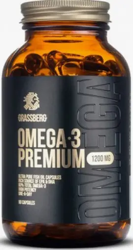 Омега-3 Премиум Grassberg Капсулы 1418мг (1000мг) №60 произодства Грассберг