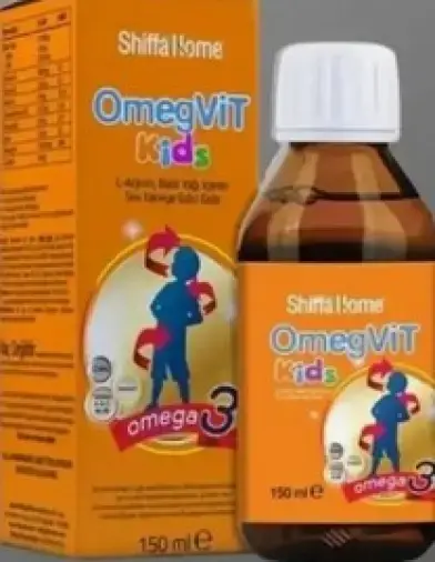 Омега-3 с витаминами для детей Omegvit kids Shiffa Home Сироп 150мл произодства Аксу Витал Догал