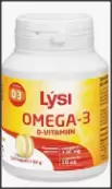 Омега-3 с витамином Д Капсулы 500мг №120 от Лиси