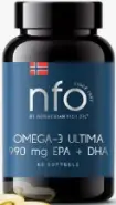 Омега-3 Ультима Норвегиан Фиш Ойл NFO Капсулы 1600мг №60 от Аптека №1 Амурская