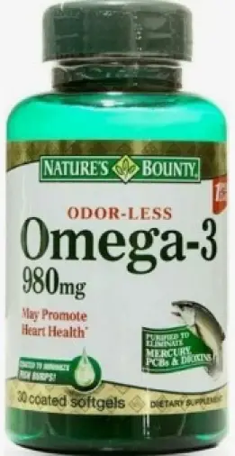 Омега-3 Капсулы 980мг №30 произодства Нэйчерс Баунти