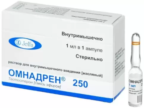Омнадрен Ампулы 250мг 1мл №1 в Люберцах