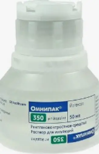 Омнипак Флакон 350мг йода/мл 50мл №1