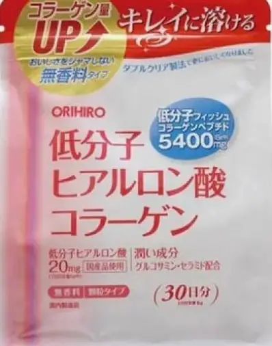 Орихиро Коллаген с гиалуроновой к-той Порошок 180г произодства Орихиро