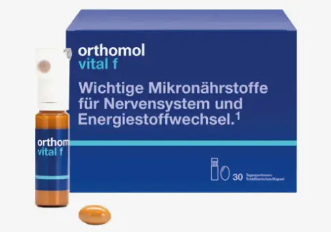 Ортомоль Витал Ф Бутыл.+капсулы №30 произодства Ортомол