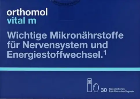 Ортомоль Витал М Бутыл.+капсулы №30 произодства Ортомол