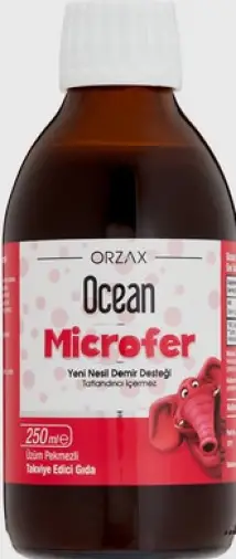 Orzax (Орзакс) Ocean Микрофер (Железо липосомальное) Сироп 10мг/мл 250мл №1 произодства ORZAX (Орзакс)