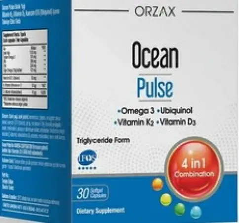 Orzax (Орзакс) Ocean Pulse (Омега-3+Коэнзим Q10+К2+Д3) Капсулы №30 произодства ORZAX (Орзакс)