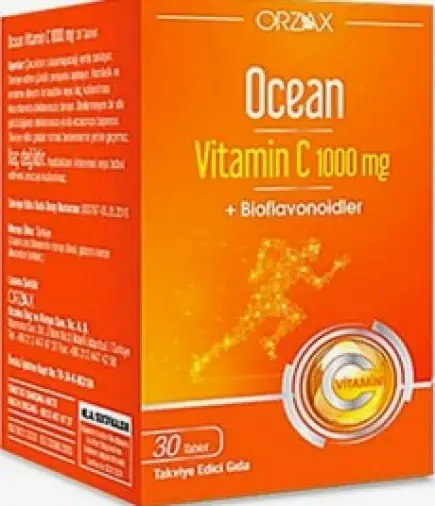 Orzax (Орзакс) Ocean Витамин С 1000мг + биофлавоноиды Капсулы №30 произодства ORZAX (Орзакс)