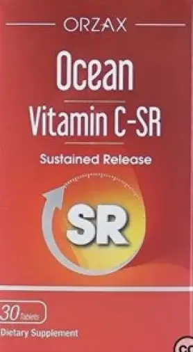 Orzax (Орзакс) Ocean Витамин С-SR 500мг Таблетки медленного высвобождения №30 произодства ORZAX (Орзакс)