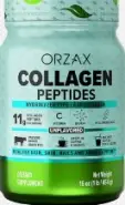 Orzax Collagen Peptides Орзакс Коллаген пептиды Порошок 454г от АдонисФарм