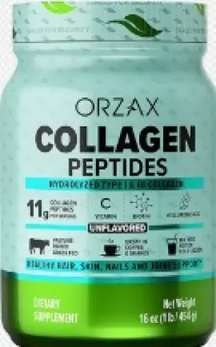 Orzax Collagen Peptides Орзакс Коллаген пептиды Порошок 454г произодства Bender saglik hizmetleri tic. l.s.