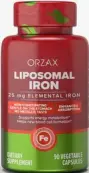 Orzax Liposomal Iron Орзакс Железо липосомальное Капсулы №90 от Bender saglik hizmetleri tic. l.s.