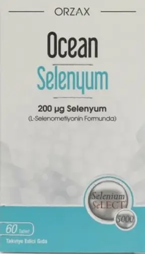 Orzax Ocean Орзакс Оушен Селен Таблетки 200мкг №60 произодства ORZAX (Орзакс)