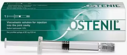 Остенил Шприц 20мг 2мл произодства Химедиа