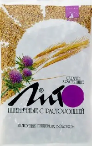 Отруби хрустящие пшеничные с кальцием Лито