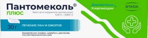 Пантомеколь Плюс крем для наружн применения Туба 30г произодства Нижфарм ОАО