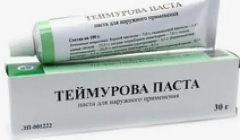 Паста Теймурова Туба 30г произодства Ф. фабрика (Тула)