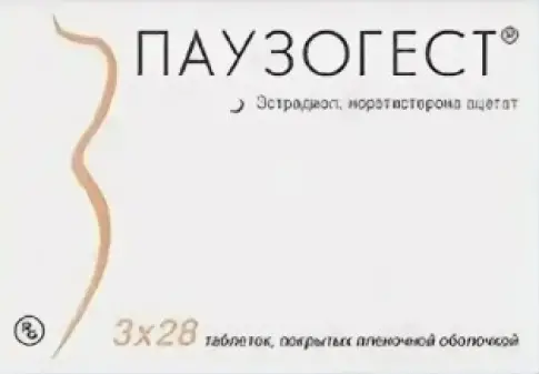 Паузогест Таблетки п/о №28х3 произодства Не определен