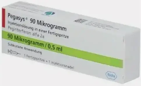 Пегасис Шприц-тюбик 90мкг/0.5мл №1 произодства Ф. Хоффманн-ля Рош Лтд.