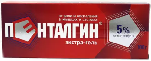 Пенталгин Экстра-гель Туба 5% 100г произодства Отисифарм ОАО