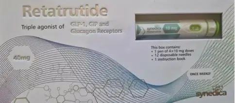 Пептид Retatrutide (Ретатрутид) Шприц-ручка 10мг/доза 4дозы №1 + 12 игл