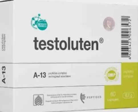 Пептид семенников Тестолутен Капсулы №60 произодства Peptides (Пептиды)