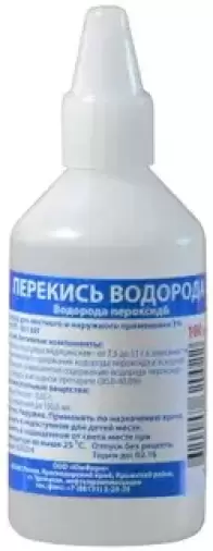 Перекиси водорода р-р Флакон 3% 100мл в Мытищах