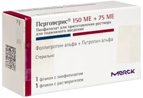 Перговерис Флакон 150МЕ+75МЕ 3мл №1 произодства Сероно