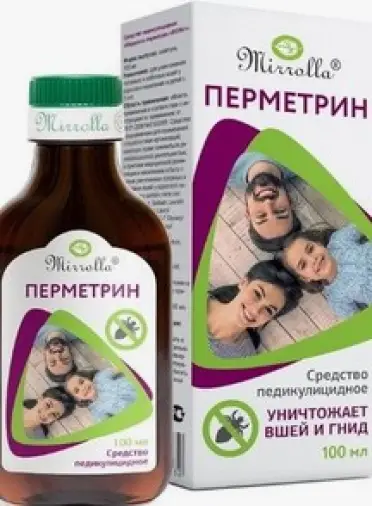 Перметрин Фора+ Вошь OUT средство педикулицидное Флакон 100мл произодства Мирролла ООО