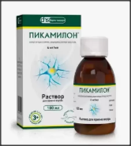 Пикамилон Р-р д/приёма внутрь 4 мг/мл 100мл №1