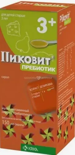 Пиковит Пребиотик Флакон 150мл произодства КРКА