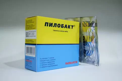 Пилобакт комбинир. Набор табл.и капс. №42 произодства Ранбакси Лабораториз Лтд.