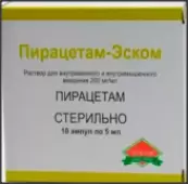 Пирацетам Ампулы 20% 5мл №10 от Эском ОАО НПК