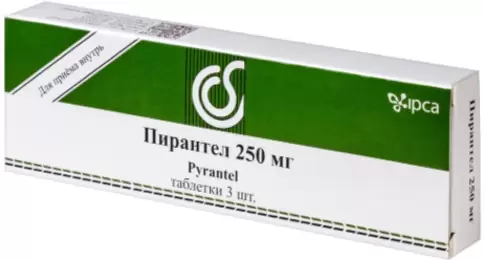 Пирантел Таблетки 250мг №3