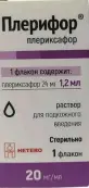 Плерифор Р-р для п/к введ. 20мг/мл 1.2мл №1 от Хетеро Лабс Лтд.