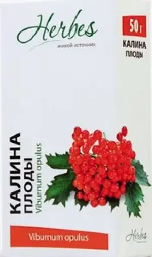 Плоды калины Упаковка 50г в Раменском