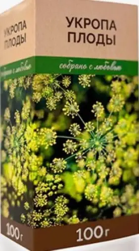 Плоды укропа Упаковка 100г произодства Не определен