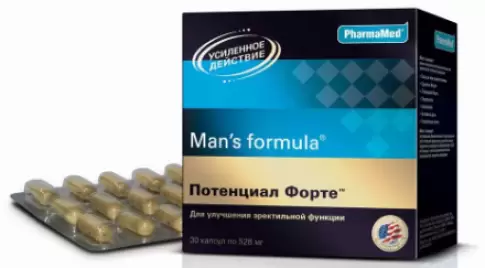 Потенциал форте Мен-с Формула Мan-s formula Капсулы №15 произодства Вест Кост Лаб.