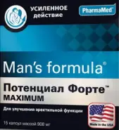 Потенциал форте усиленная формула MAXIMUM Мен-с Формула Мan-s formula